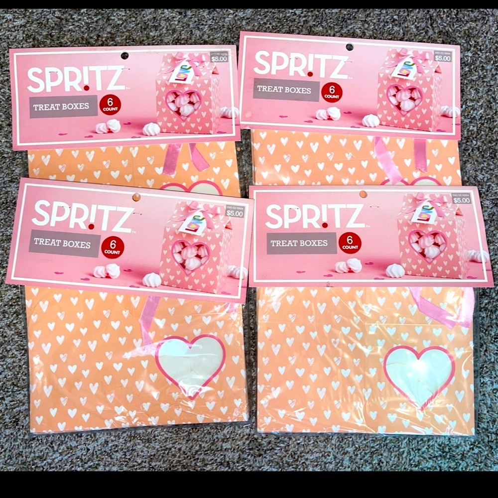 Valentines Spritz Treat Boxes Bundle (4 Packs)